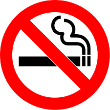 No smoking prohibition sign
